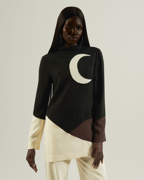 taller marmo Empty Quarter Dress in Multicolor