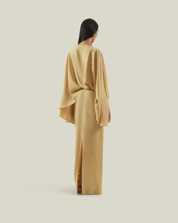 Taller Marmo Eolia Dress In Pergamena