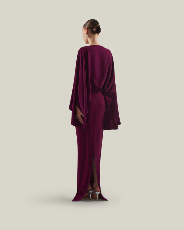 Taller Marmo Eolia Dress In Plum