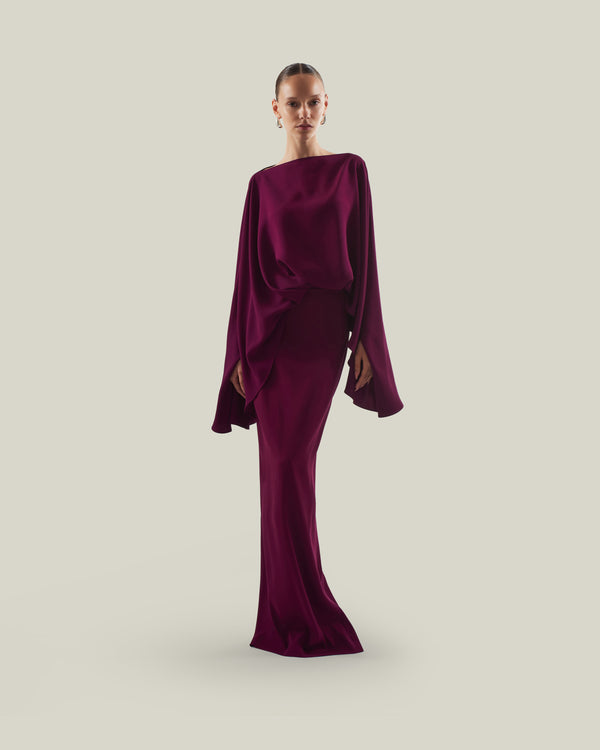 Taller Marmo Eolia Dress In Plum