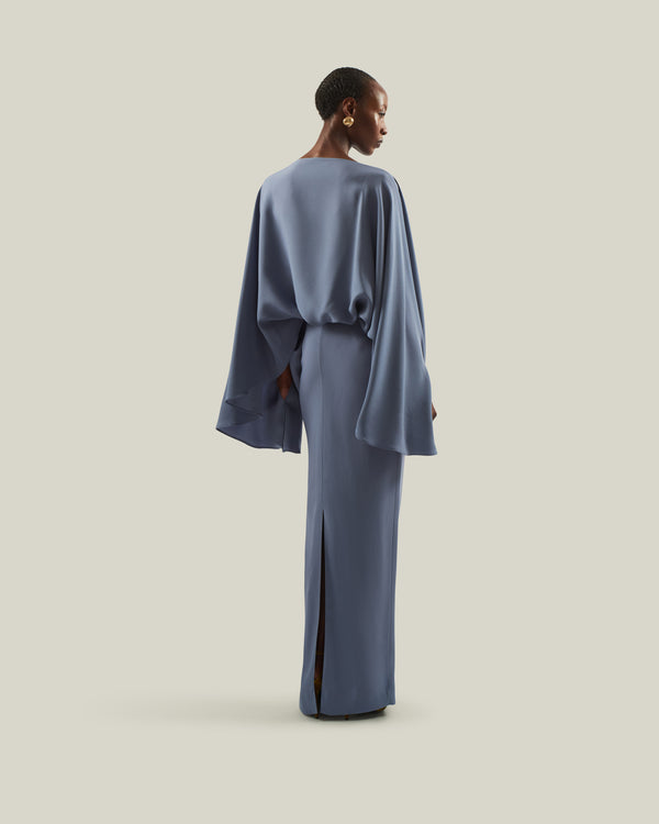 Taller Marmo Eolia Dress In Smoke Blue