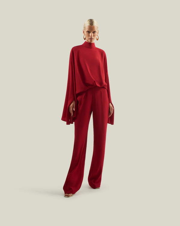 Taller Marmo Eolia Jumpsuit In Ruby