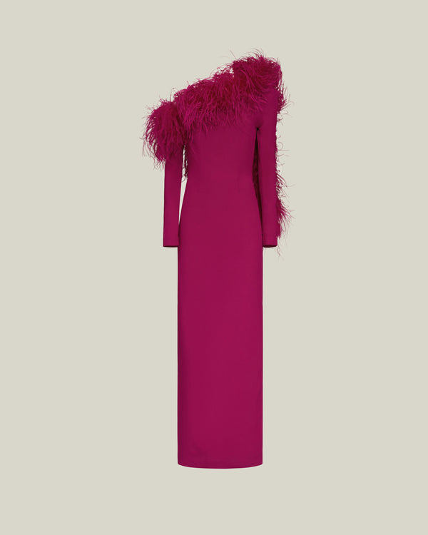 Taller Marmo Garbo Dress In Magenta