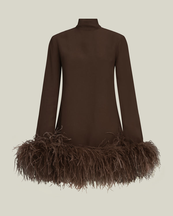 Taller Marmo Gina Dress In Chocolate