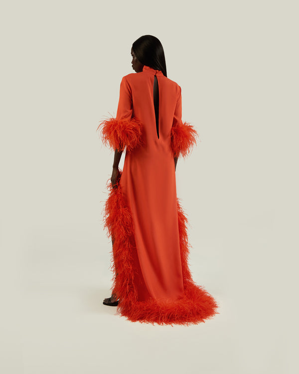 Taller Marmo Gina Extravaganza Dress In Tiger