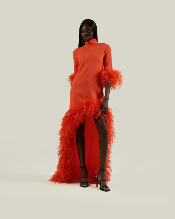 taller marmo Gina Extravaganza Dress in Tiger