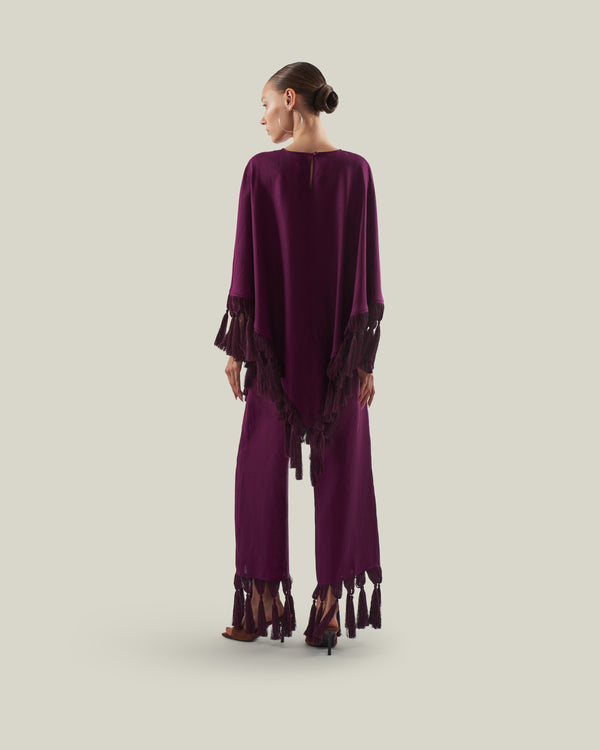 Taller Marmo Gloria Blouse In Plum