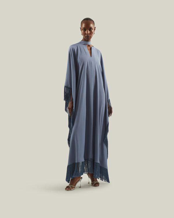 Taller Marmo Hammamet Kaftan In Smoke Blue