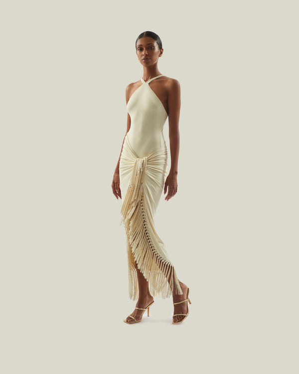 taller marmo Hera Artisanal Swimsuit in Ivory