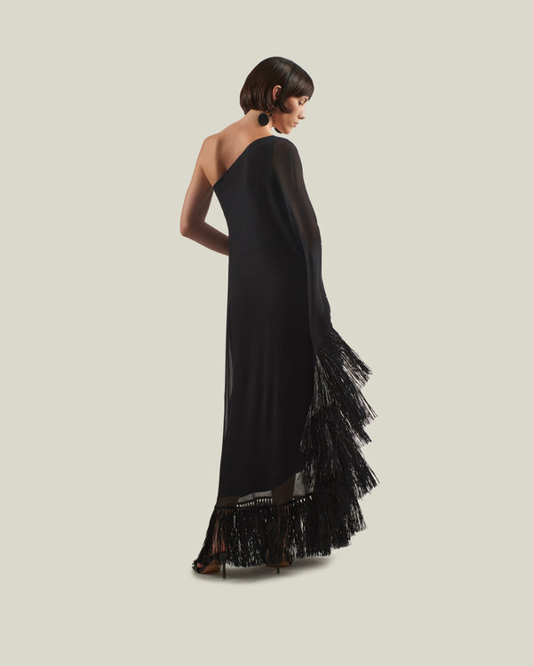 Taller Marmo Hut Dress In Black