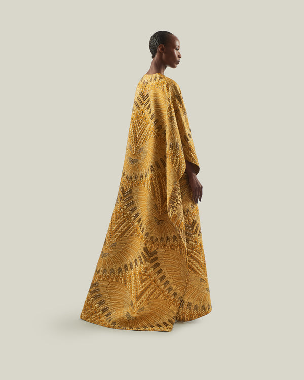 Taller Marmo Iman Royale Kaftan In Amber