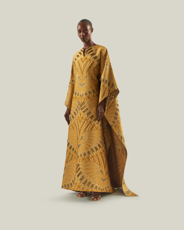 Taller Marmo Iman Royale Kaftan In Amber