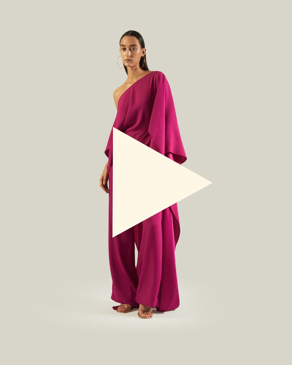 Taller Marmo Jerry Jumpsuit In Magenta