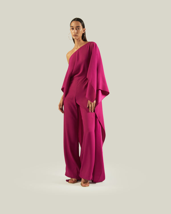 taller marmo Jerry Jumpsuit in Magenta