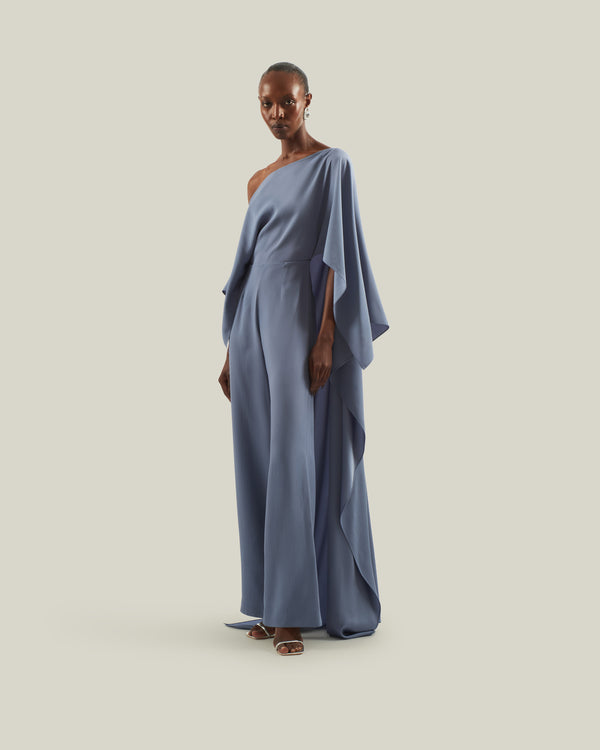 Taller Marmo Jerry Jumpsuit In Smoke Blue