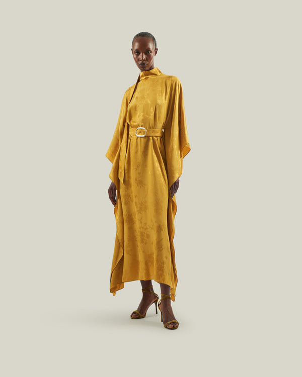 Taller Marmo La Luna Primavera Kaftan In Amber