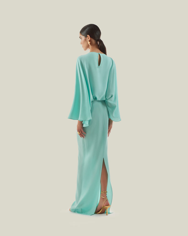 Taller Marmo La Maddalena Dress In Acqua