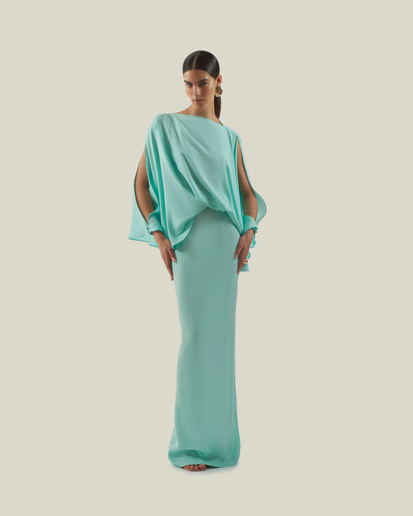 Taller Marmo La Maddalena Dress In Acqua
