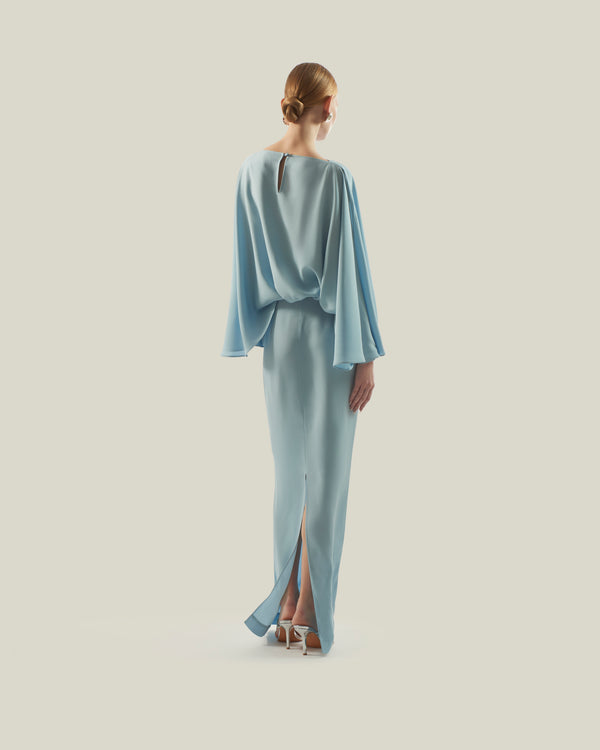 Taller Marmo La Maddalena Dress In Baby Blue