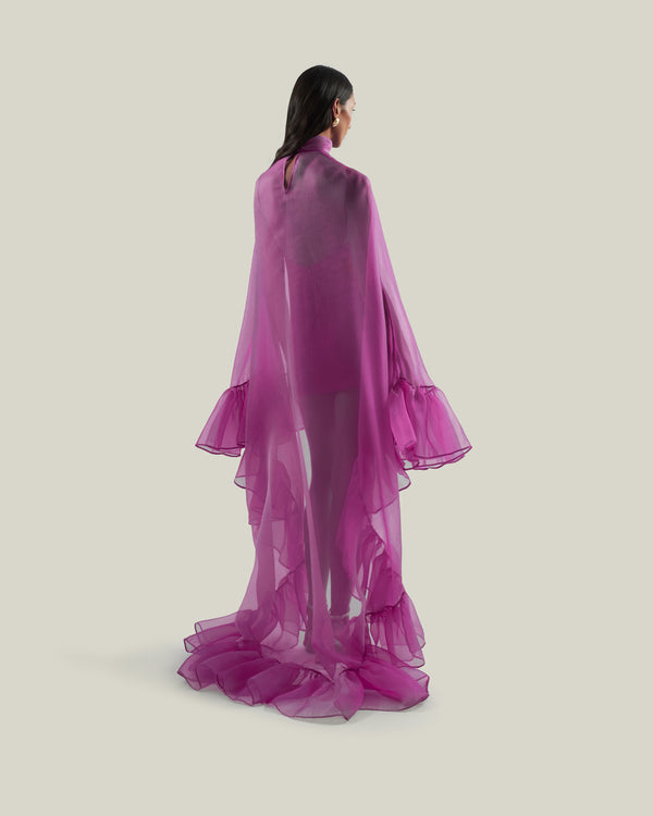 Taller Marmo Lady Bird Kaftan In Pomegranate
