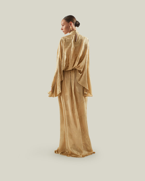 Taller Marmo Lamarr Dress In Gold