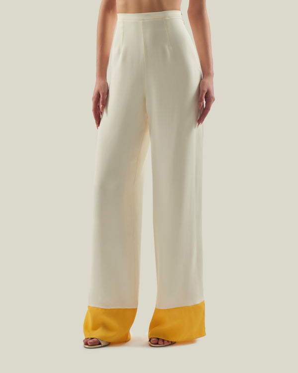 Taller Marmo Marlene Corniche Pants In Ivory