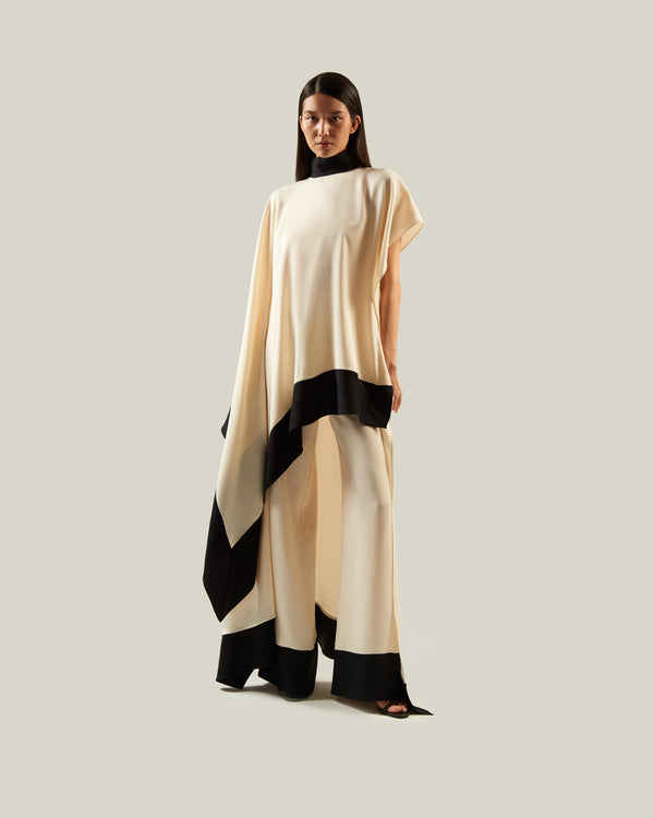 taller marmo Marlene Corniche Pants in Ivory