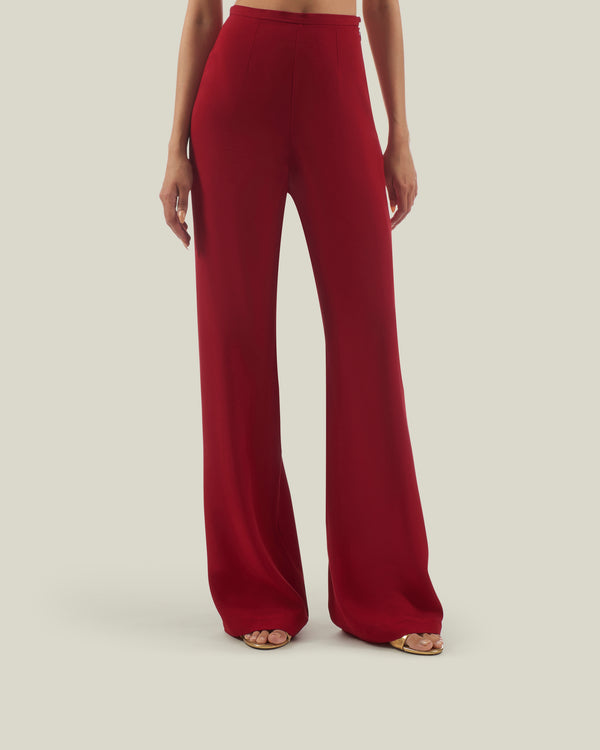 Taller Marmo Marlene Pants In Ruby