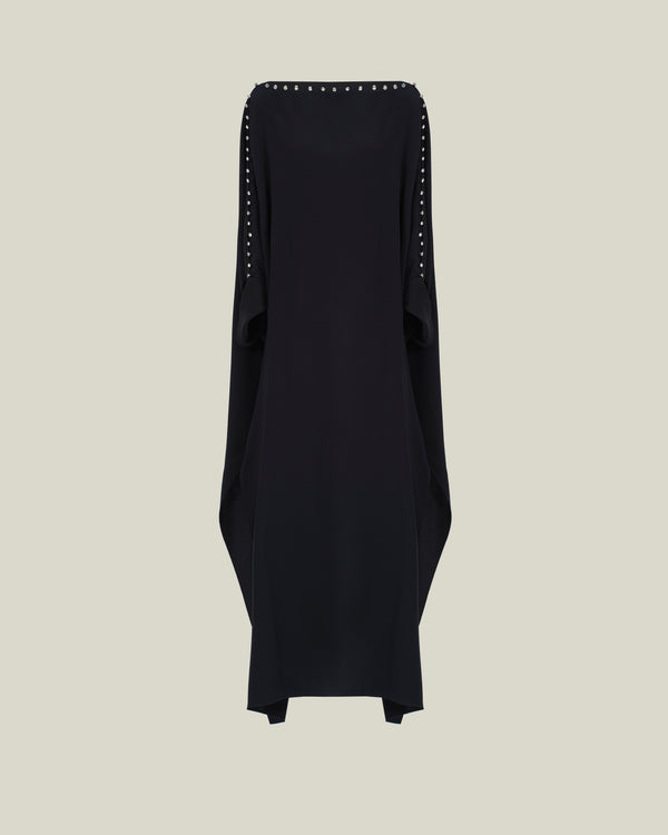 Taller Marmo Mila Crystal Kaftan In Black