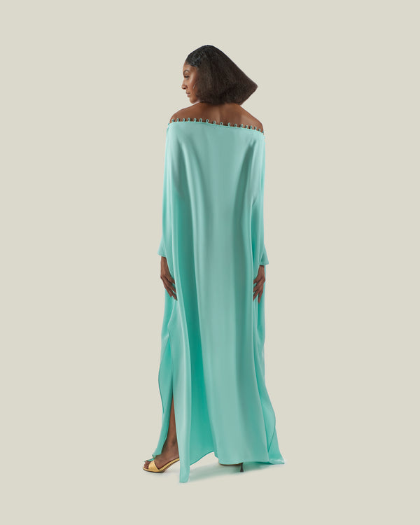 Taller Marmo Mila Kaftan In Acqua