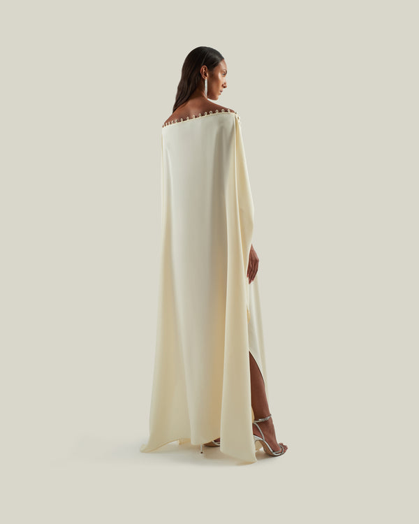 Taller Marmo Mila Kaftan In Latte