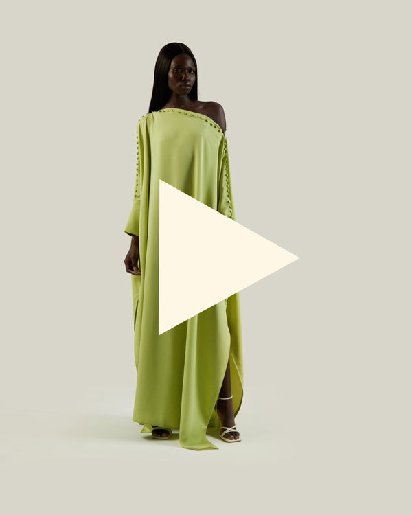 Taller Marmo Mila Kaftan In Lime