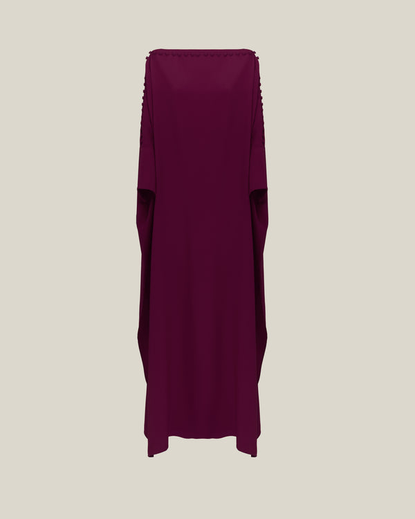 Taller Marmo Mila Kaftan In Plum