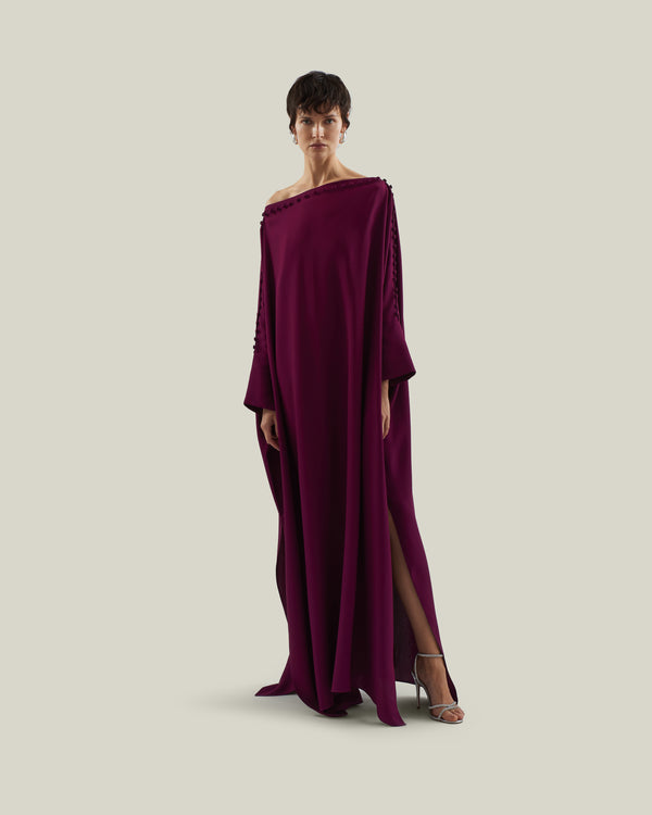Taller Marmo Mila Kaftan In Plum