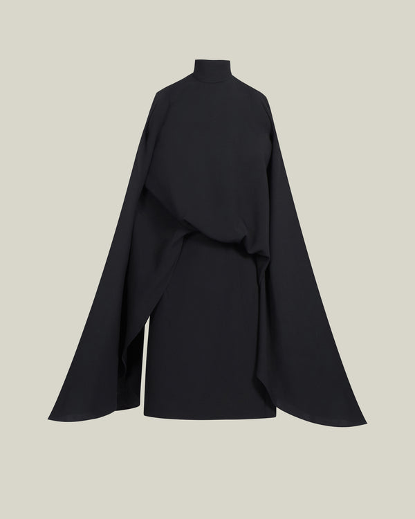 Taller Marmo Mini Bacall Dress In Black