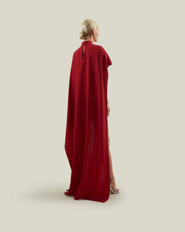 Taller Marmo Mini Carrington Dress In Ruby