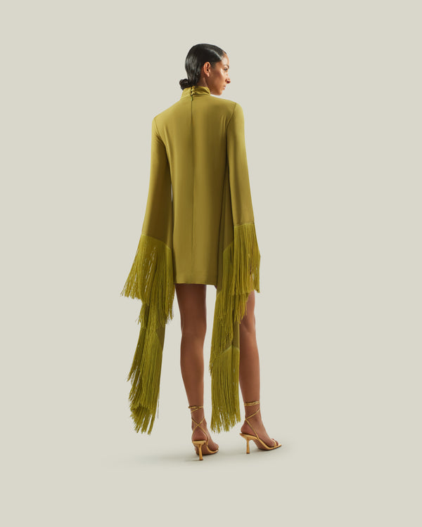 Taller Marmo Mini Del Mar Dress In Citron