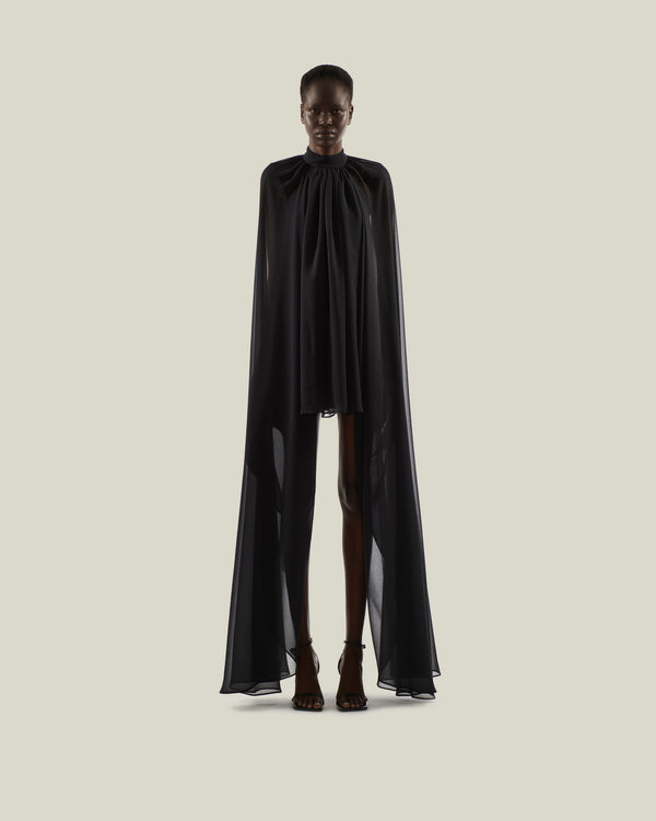 taller marmo Mini Eterea Dress in Black