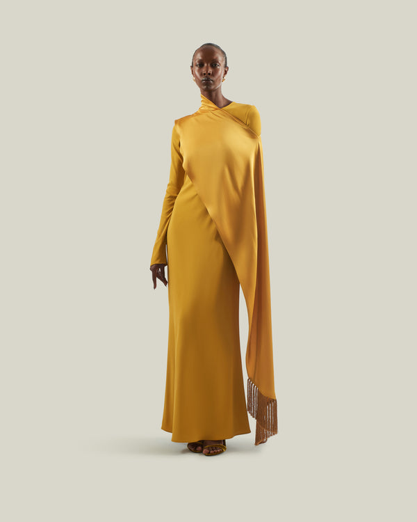 taller marmo Mounia Dress in Amber