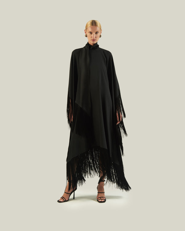 taller marmo Mrs Ross Kaftan in Black