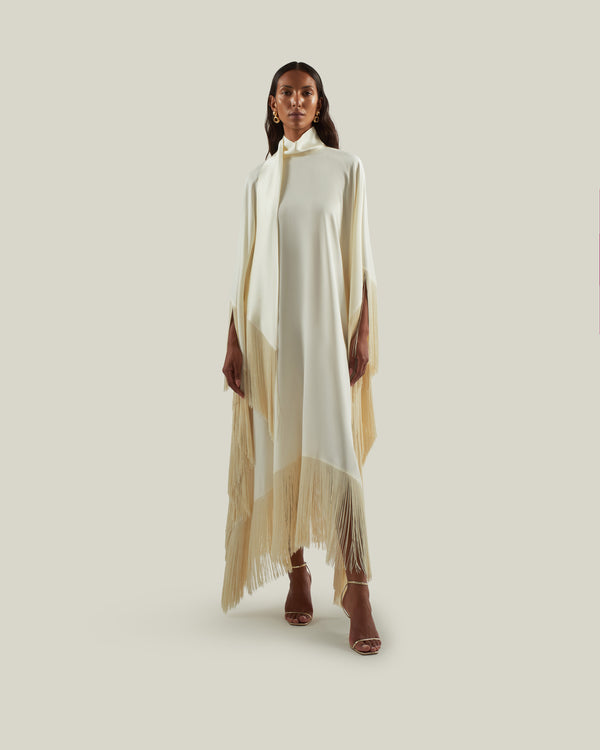 taller marmo Mrs Ross Kaftan in Ivory