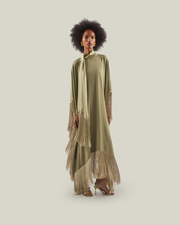 taller marmo Mrs Ross Revue Kaftan in Brass