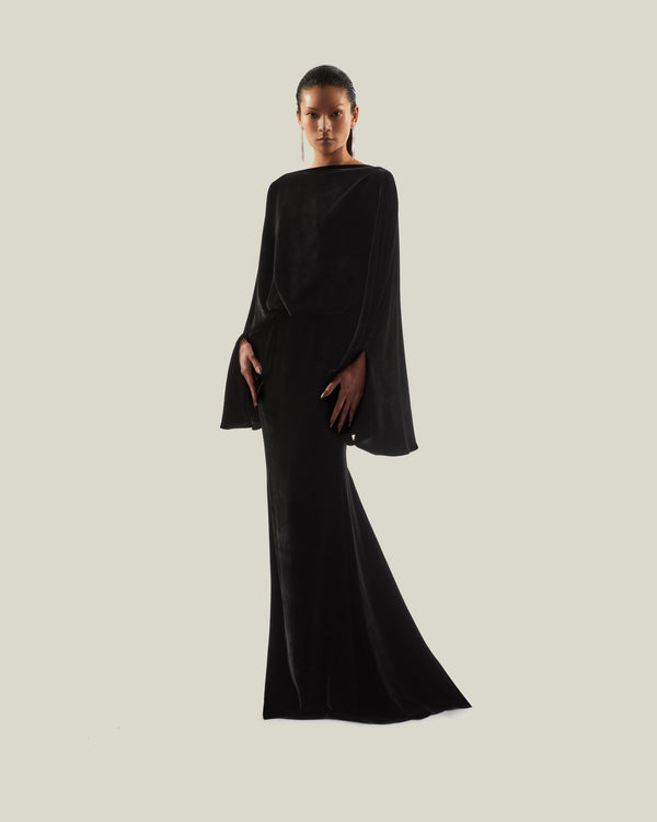 Taller Marmo Musidora Gown In Black