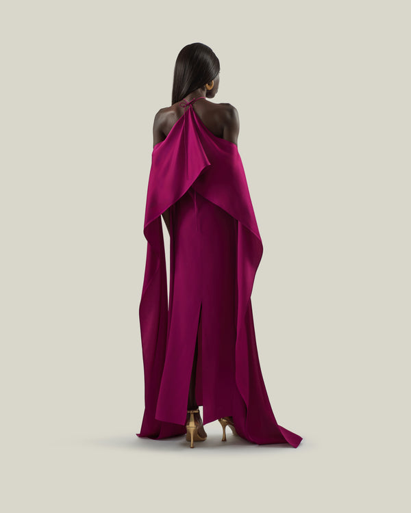 Taller Marmo Nan Dress In Pomegranate