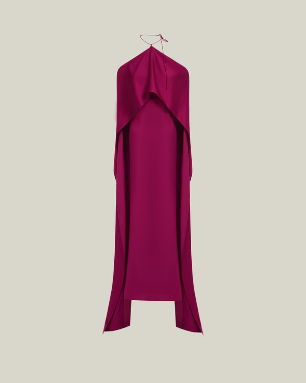 Taller Marmo Nan Dress In Pomegranate