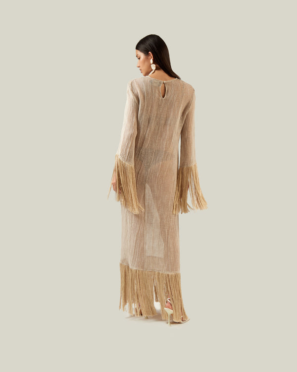 Taller Marmo Nile Dress In Ecru