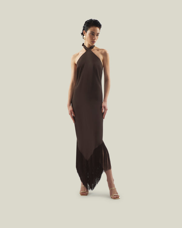 Taller Marmo Nina Dress In Chocolate