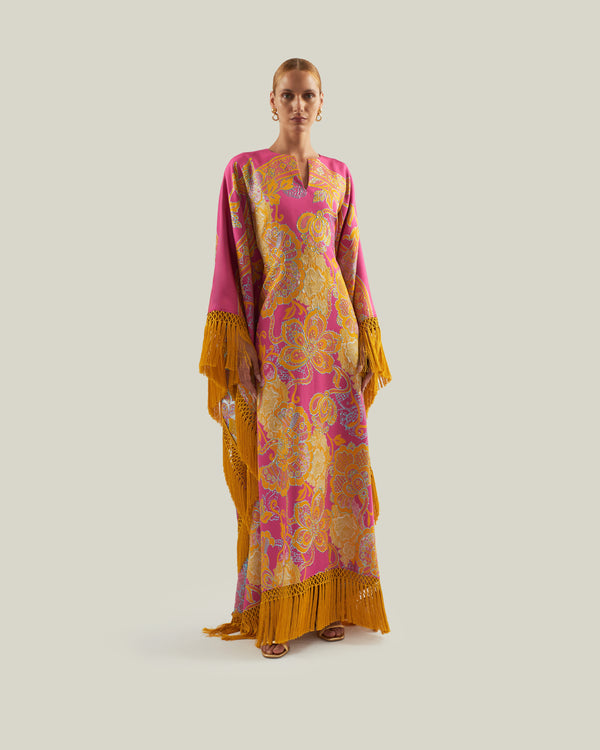 taller marmo Pahlavi Kaftan in Multicolor