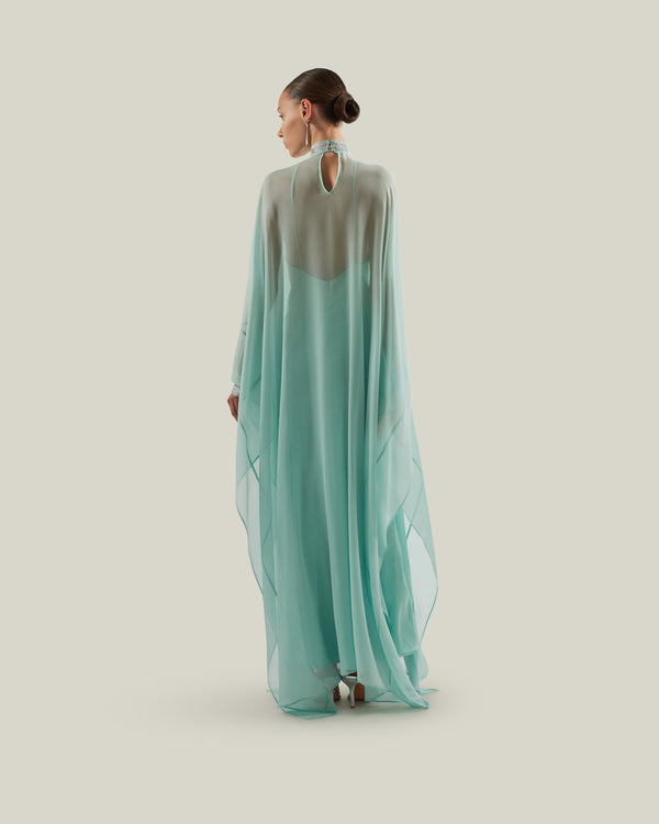 Taller Marmo Parthenon Kaftan In Acqua