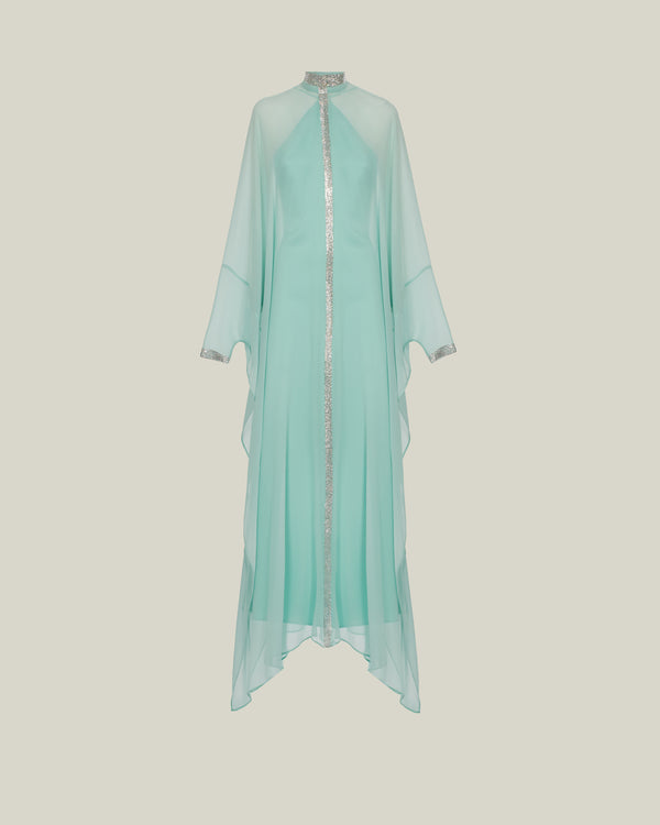 Taller Marmo Parthenon Kaftan In Acqua